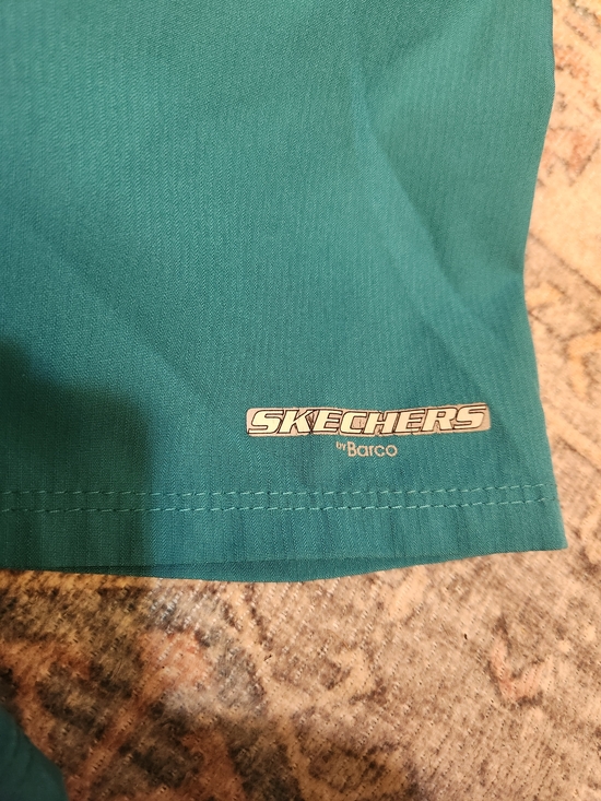 Skechers Teal V-Neck Scrub Top - Picture 3 of 3
